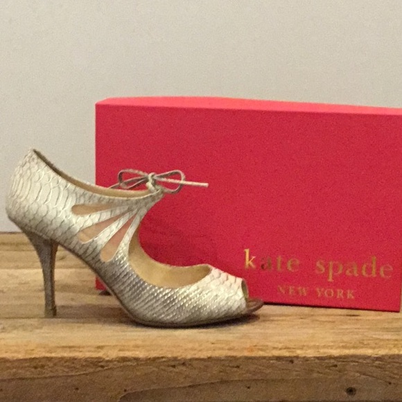 beige snake print heels